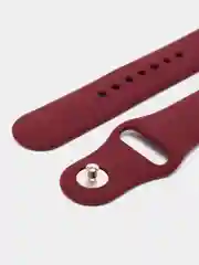 Бордовый силиконовый ремешок для Xiaomi Amazfit Bip / Huawei / Samsung