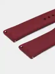 Бордовый силиконовый ремешок для Xiaomi Amazfit Bip / Huawei / Samsung