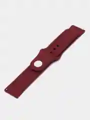 Бордовый силиконовый ремешок для Xiaomi Amazfit Bip / Huawei / Samsung