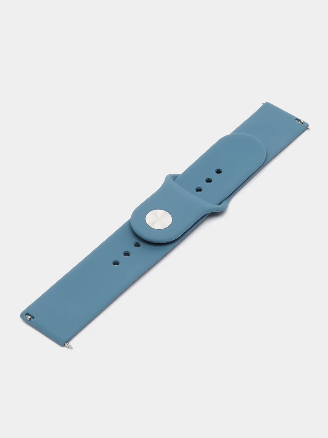 Голубой силиконовый ремешок для Xiaomi Amazfit Bip / Huawei / Samsung
