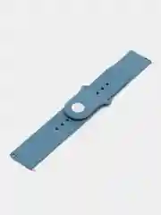 Голубой силиконовый ремешок для Xiaomi Amazfit Bip / Huawei / Samsung