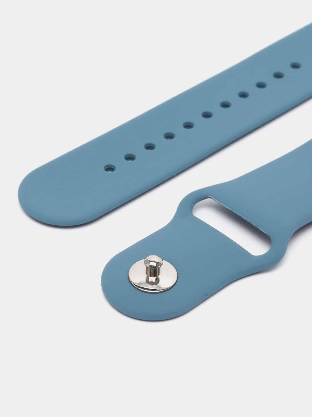 Голубой силиконовый ремешок для Xiaomi Amazfit Bip / Huawei / Samsung