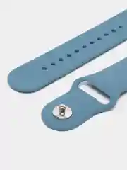 Голубой силиконовый ремешок для Xiaomi Amazfit Bip / Huawei / Samsung