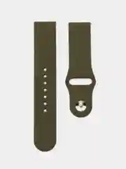 Зеленый силиконовый ремешок для Xiaomi Amazfit Bip / Huawei / Samsung