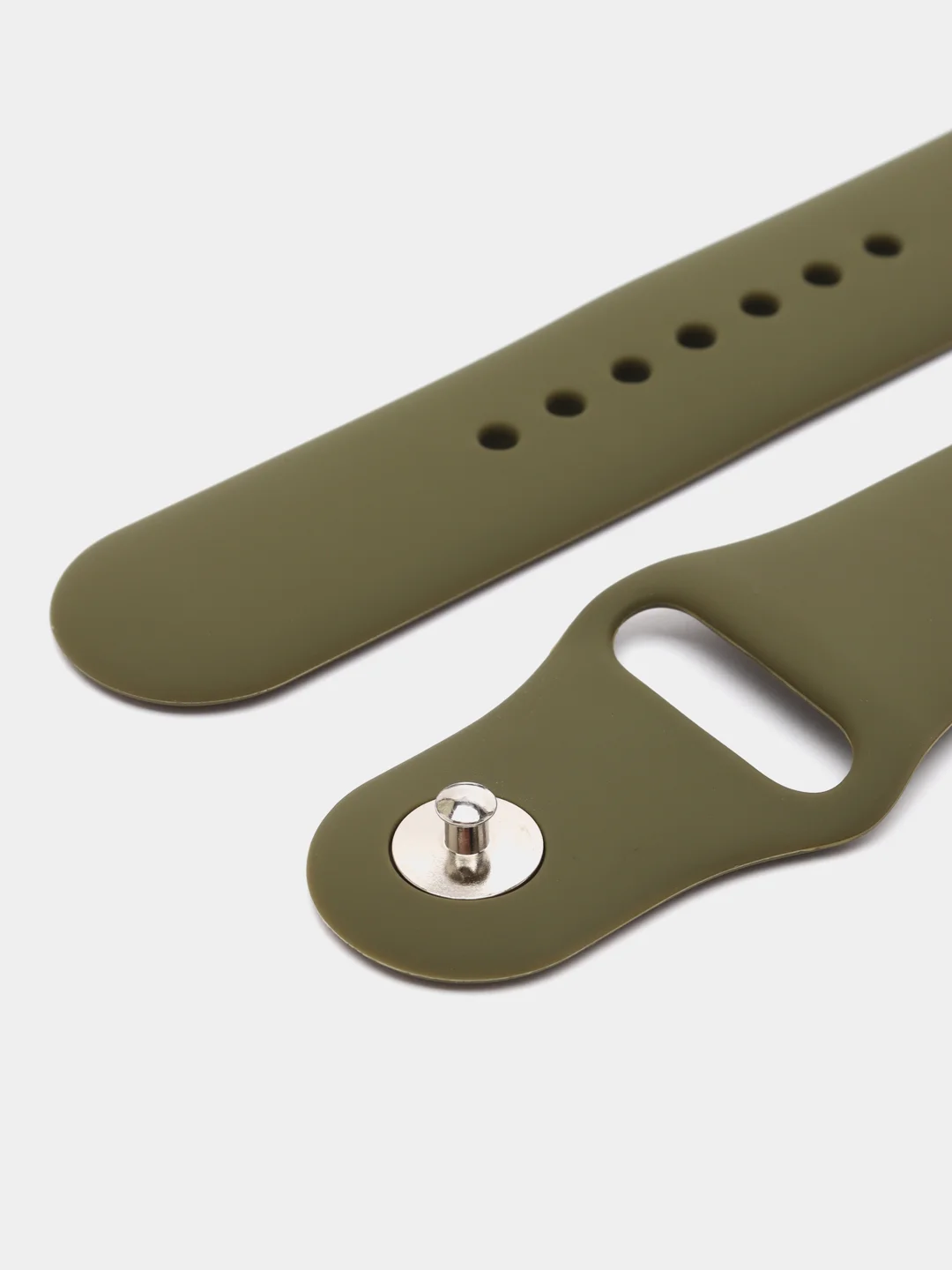 Зеленый силиконовый ремешок для Xiaomi Amazfit Bip / Huawei / Samsung