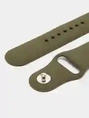 Зеленый силиконовый ремешок для Xiaomi Amazfit Bip / Huawei / Samsung