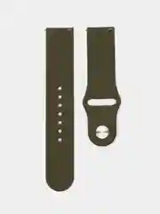Зеленый силиконовый ремешок для Xiaomi Amazfit Bip / Huawei / Samsung