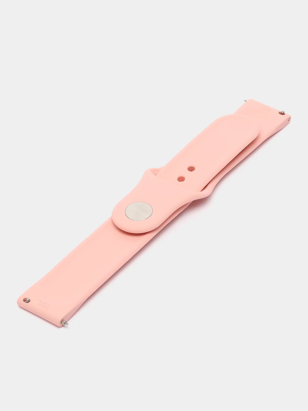 Розовый силиконовый ремешок для Xiaomi Amazfit Bip / Huawei / Samsung