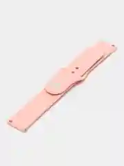 Розовый силиконовый ремешок для Xiaomi Amazfit Bip / Huawei / Samsung