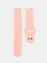 Розовый силиконовый ремешок для Xiaomi Amazfit Bip / Huawei / Samsung