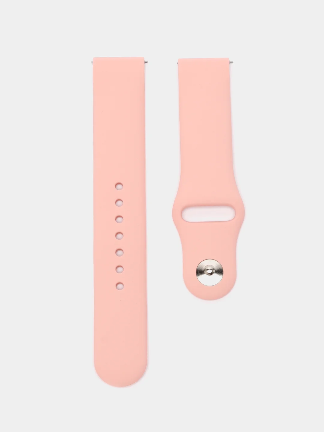 Розовый силиконовый ремешок для Xiaomi Amazfit Bip / Huawei / Samsung