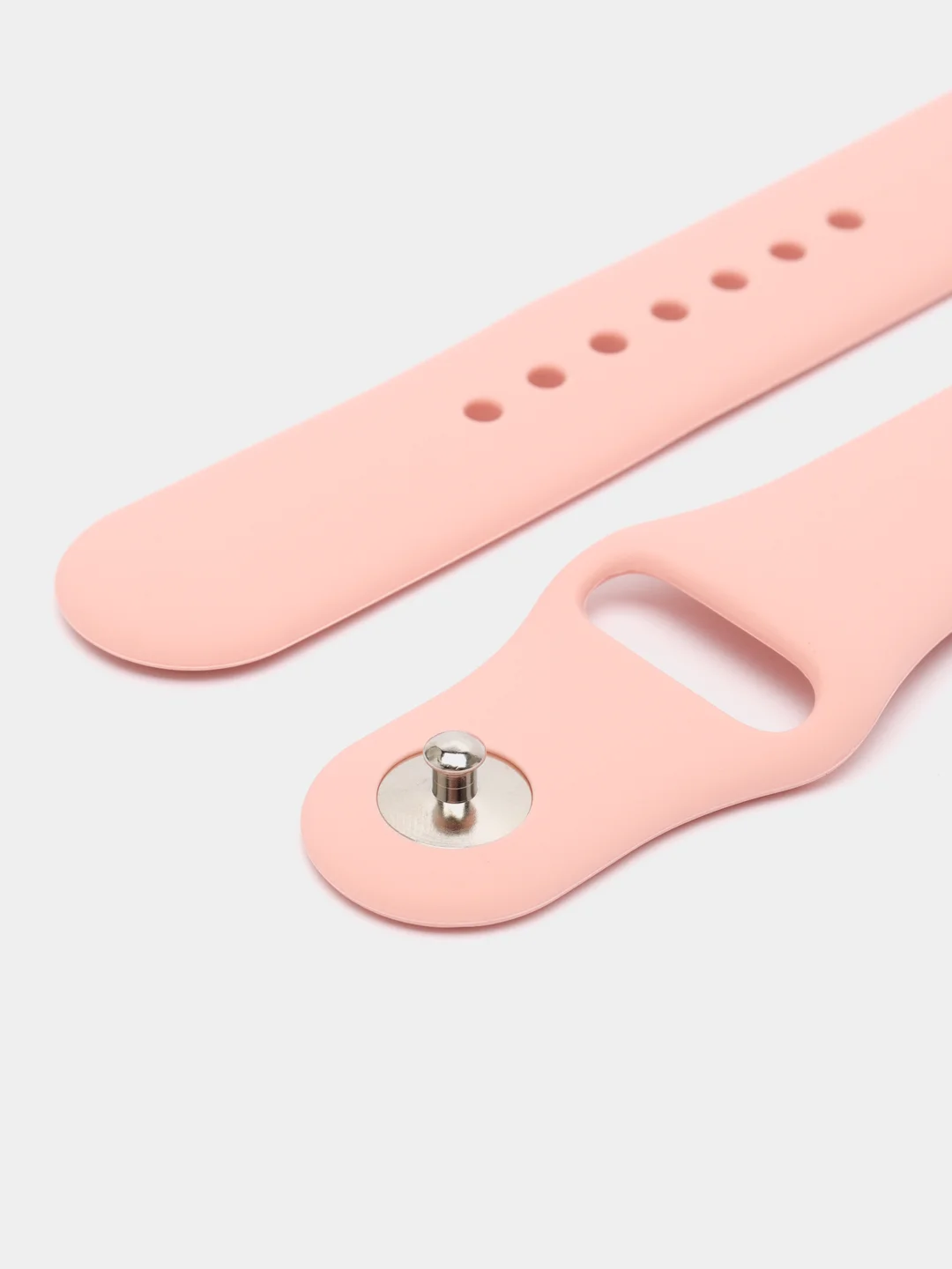 Розовый силиконовый ремешок для Xiaomi Amazfit Bip / Huawei / Samsung
