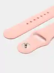 Розовый силиконовый ремешок для Xiaomi Amazfit Bip / Huawei / Samsung