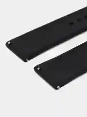 Черный силиконовый ремешок для Xiaomi Amazfit Bip / Huawei / Samsung