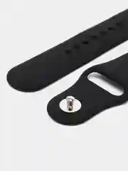 Черный силиконовый ремешок для Xiaomi Amazfit Bip / Huawei / Samsung