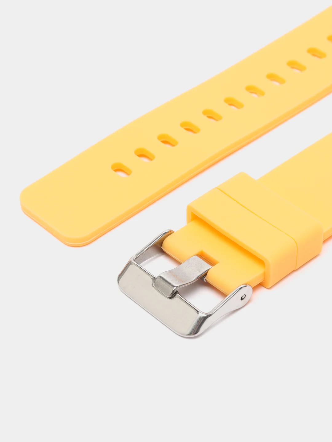 Желтый силиконовый ремешок для Xiaomi Amazfit Bip / GTR 42 мм / GTS / Samsung Gear S2