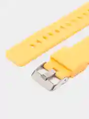 Желтый силиконовый ремешок для Xiaomi Amazfit Bip / GTR 42 мм / GTS / Samsung Gear S2