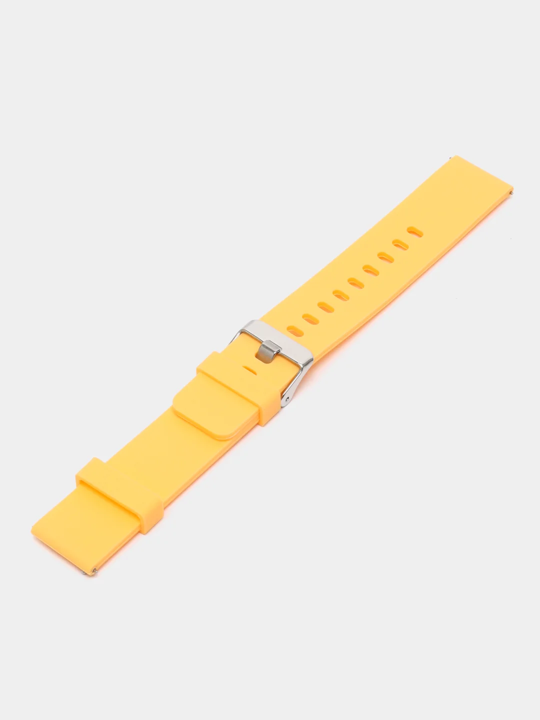 Желтый силиконовый ремешок для Xiaomi Amazfit Bip / GTR 42 мм / GTS / Samsung Gear S2