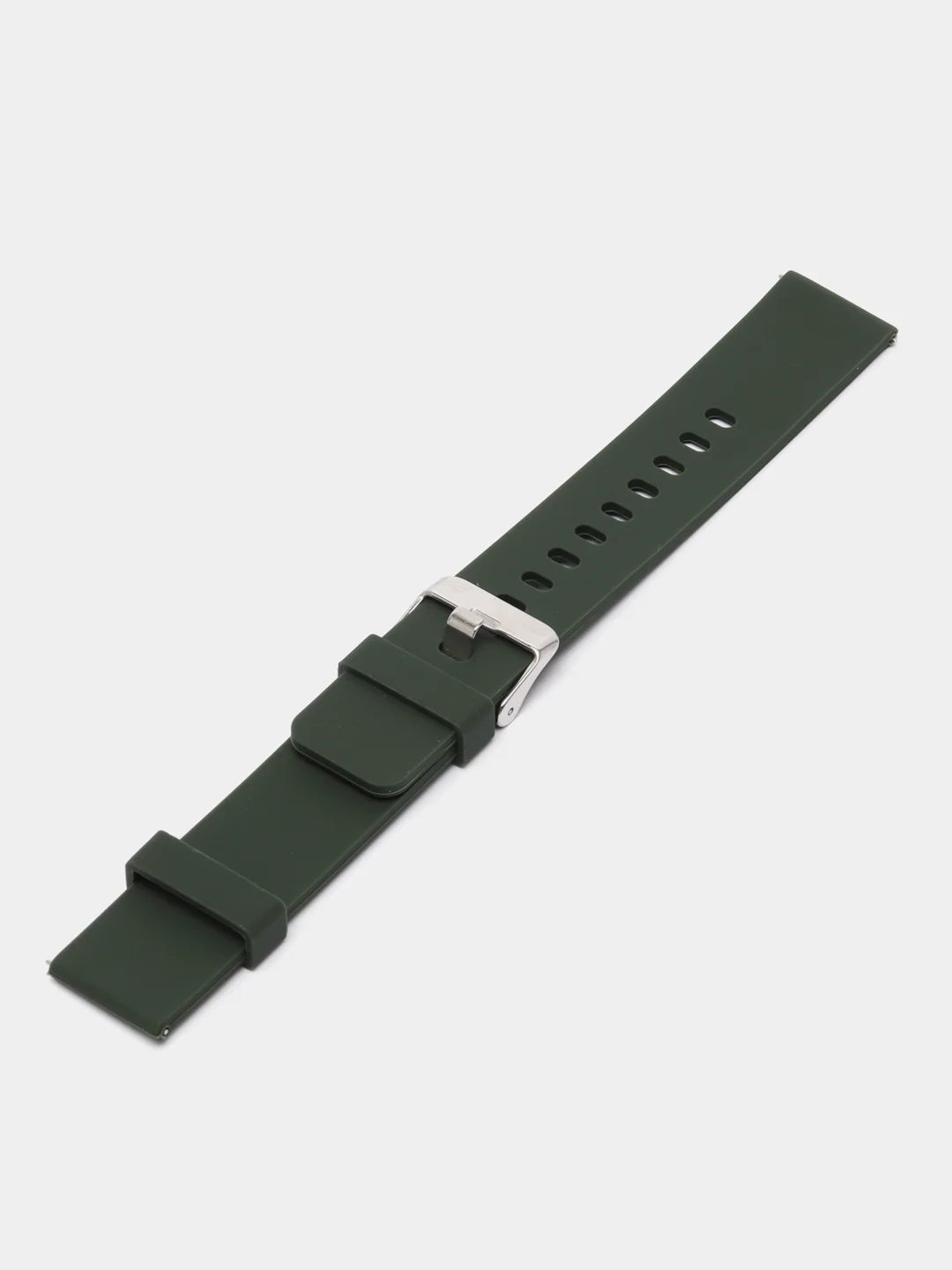 Зеленый силиконовый ремешок для Xiaomi Amazfit Bip / GTR 42 мм / GTS / Samsung Gear S2