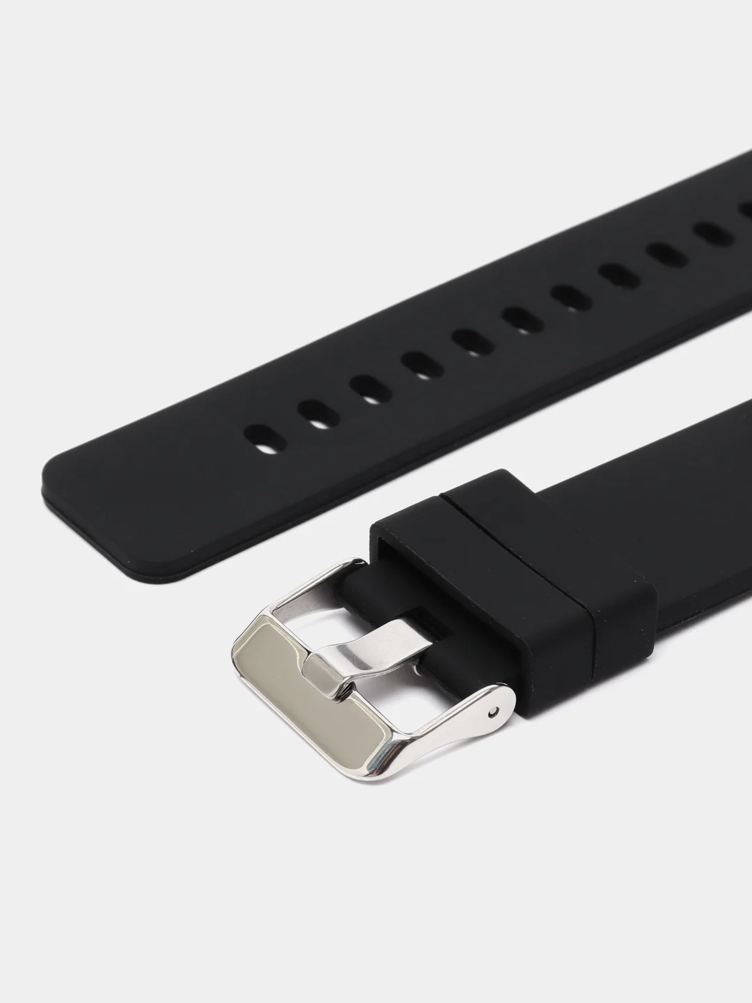 Черный силиконовый ремешок для Xiaomi Amazfit Bip / GTR 42 мм / GTS / Samsung Gear S2