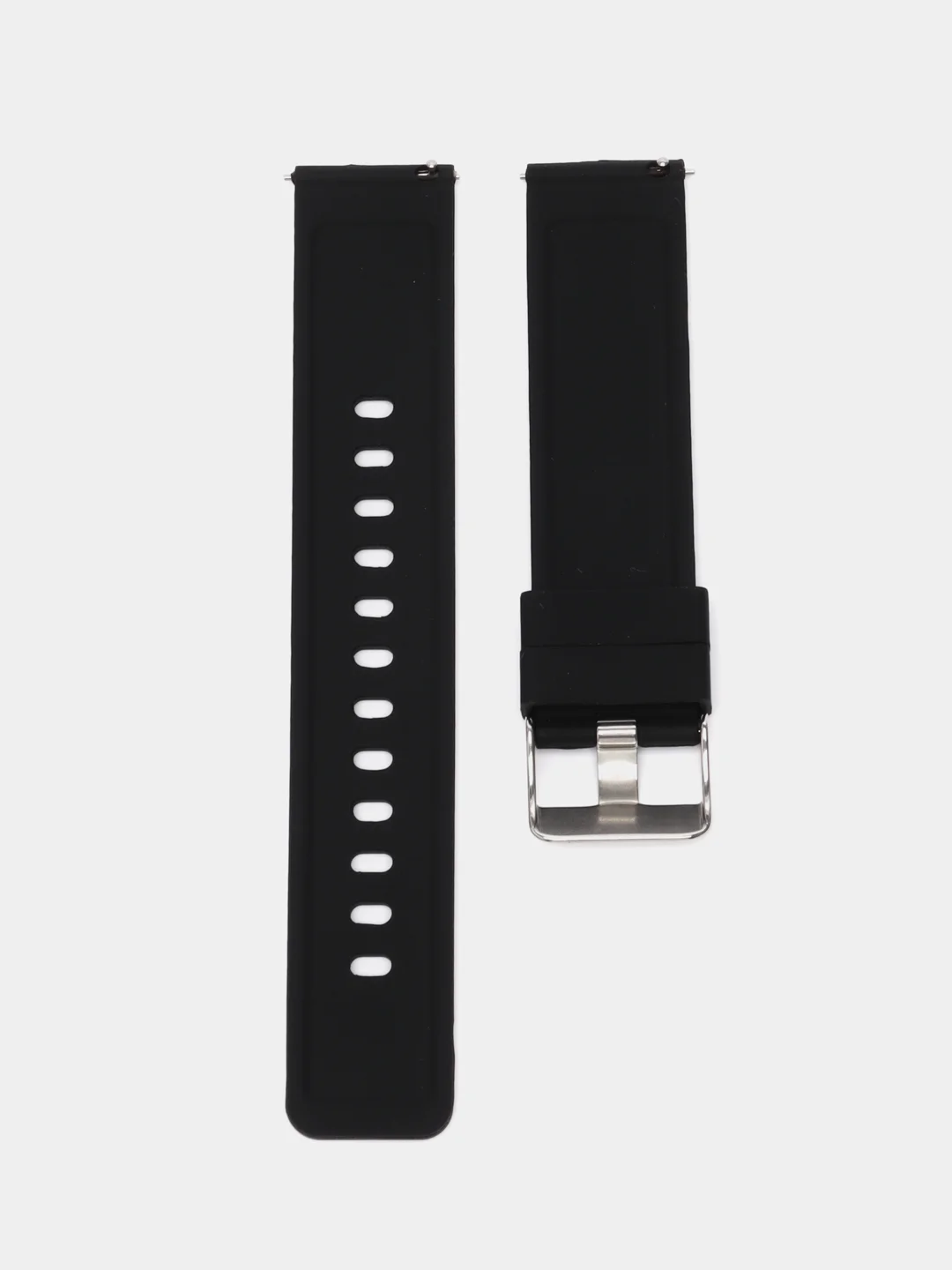 Черный силиконовый ремешок для Xiaomi Amazfit Bip / GTR 42 мм / GTS / Samsung Gear S2