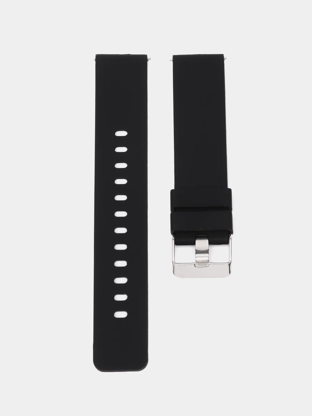 Черный силиконовый ремешок для Xiaomi Amazfit Bip / GTR 42 мм / GTS / Samsung Gear S2