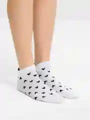 Белый женские носки, с пикотом, Conte Elegant