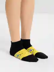 Черный носки с рожицами