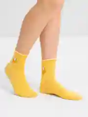 Желтый носки женские