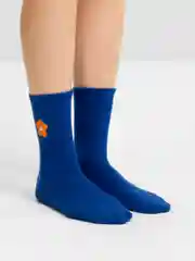 Синий носки женские