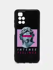 Золотой силиконовый чехол для Xiaomi Redmi 10 2022, с принтом, с рисунком (Сяоми Редми 10)