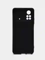 Бирюзовый силиконовый чехол для POCO X4 Pro 5G, с принтом, с рисунком (Поко Х4 Про 5г)