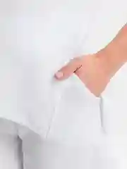 Белый женский спортивный костюм: футболка и шорты, оверсайз