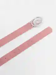 Розовый ремень женский, розовый цвет