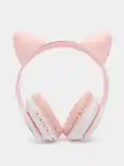 Конфетный беспроводные Bluetooth наушники с кошачьими светящимися ушками