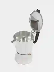 Кофеварка гейзерная, 3 чашки, алюминий (SGS), пластиковая ручка