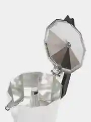 Кофеварка гейзерная, 3 чашки, алюминий (SGS), пластиковая ручка