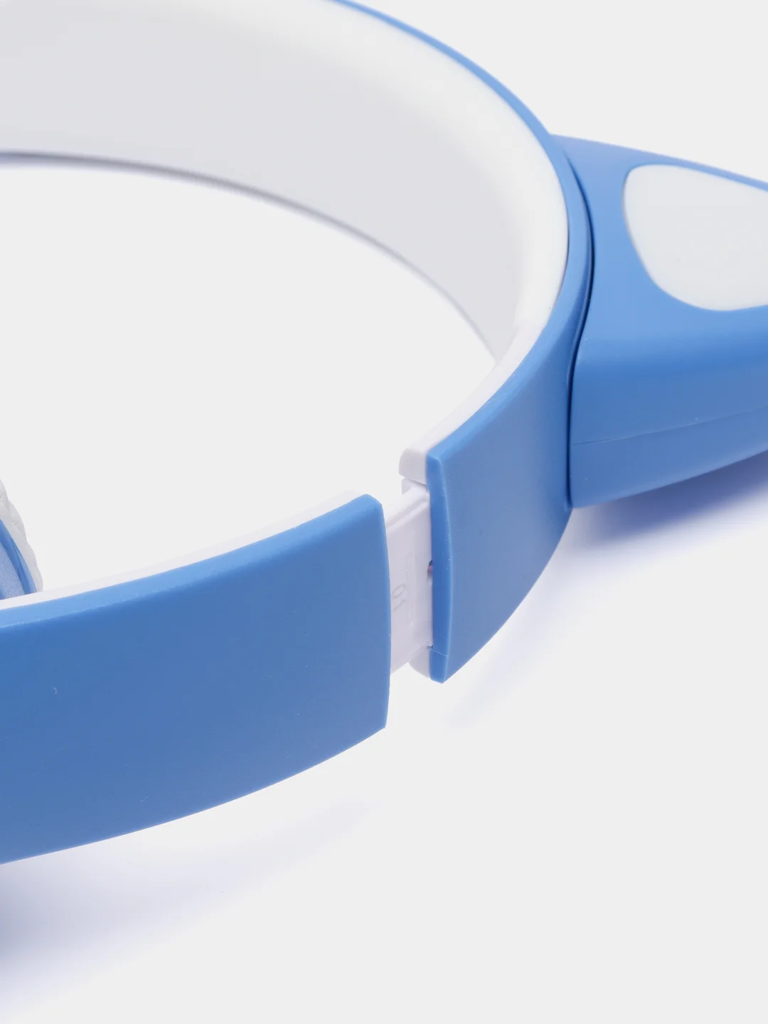 Небесно-голубой беспроводные Bluetooth наушники с кошачьими светящимися ушками