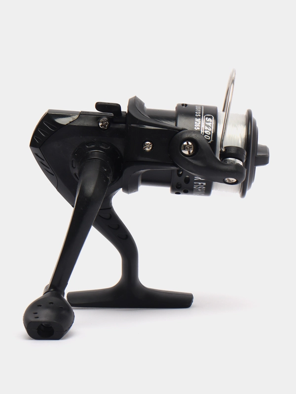 AZOR FISHING катушка SY 200, передний фрикцион, металл, пластик, с леской, 0.25 мм