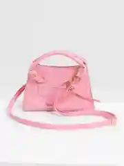 Конфетный маленькая женская сумка с ремешком