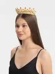 Алый диадема, корона со стразами