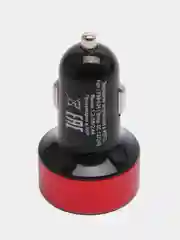 NG зарядное устройство в авто с дисплеем, 2 x USB, 2.4A, блистер, пластик