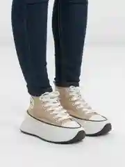 Бежевый кеды женские