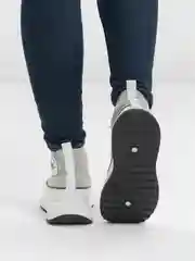 Бежевый меланж кеды женские