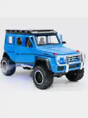 Синий металлическая машинка Mercedes-Benz Гелендваген с имитацией дыма, выхлопа