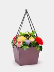 Алый букет роз из мыла