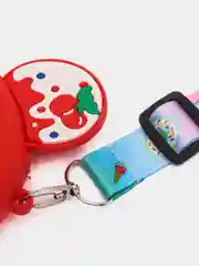 Красный сумочка, кошелек для девочки "Микки Маус", на молнии, через плечо, с ремешком