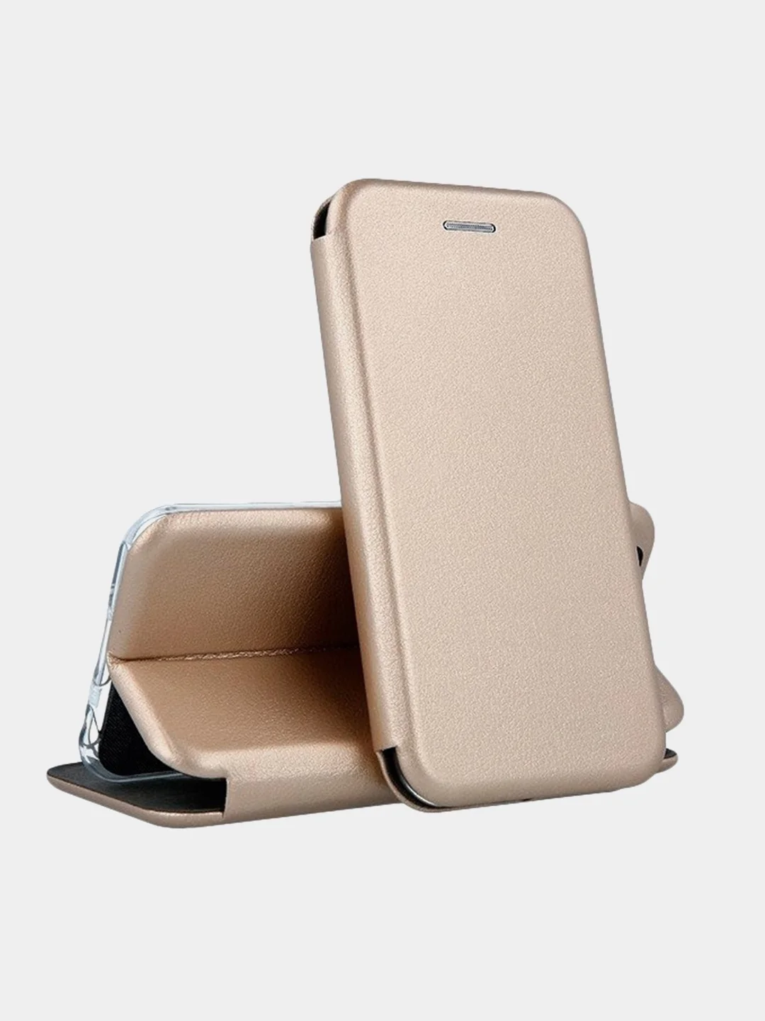 Золотой чехол книжка для Xiaomi Redmi Note 8, 8T, Redmi 8, Redmi 8A