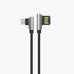 Кабель USB - microUSB HOCO U42 Черный 2.4А 1.2м