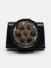 ЕРМАК фонарь налобный, аккумуляторный, LED, шнур, 220 В, 8,8 х 7 х 7,6 см